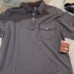Canon Men's Charcoal Polo Shirt